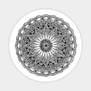 Mandala (black) Magnet